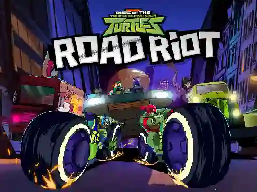 Permainan Rise of the Teenage Mutant Ninja Turtles Road Riot talian
