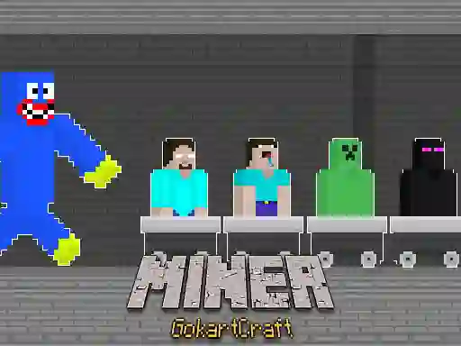 Permainan Miner GokartCraft talian