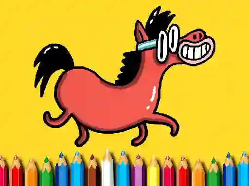 Permainan Back To School: Pony Coloring Book talian