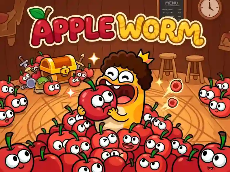Permainan Apple Worm talian