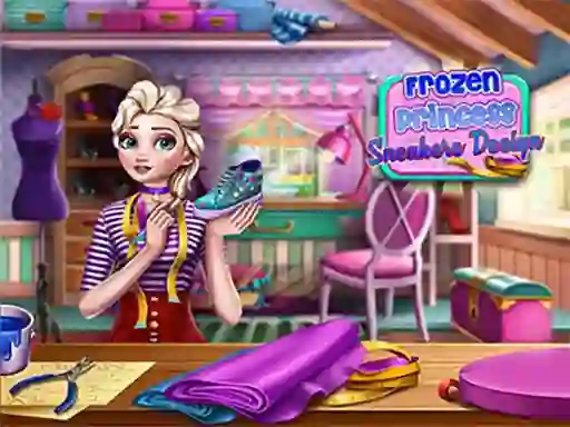 Permainan Frozen Princess Sneakers Design talian