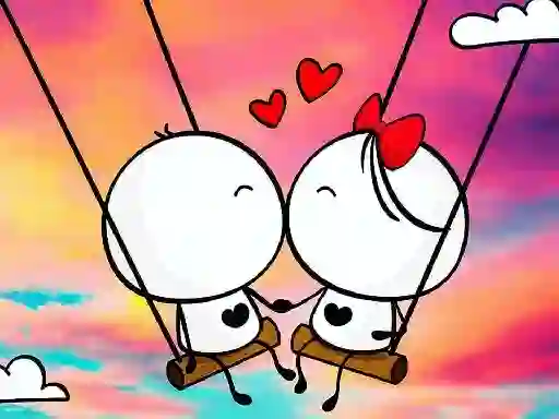 Permainan Spot The Differences Happy Valentines Day talian