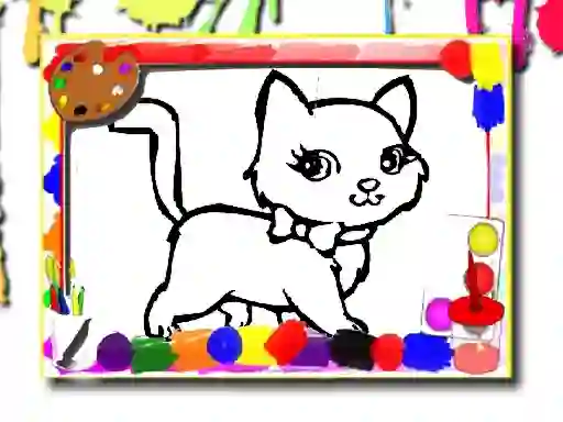 Permainan Sweet Cats Coloring talian