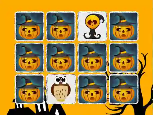 Permainan Kids Memory Game Halloween talian