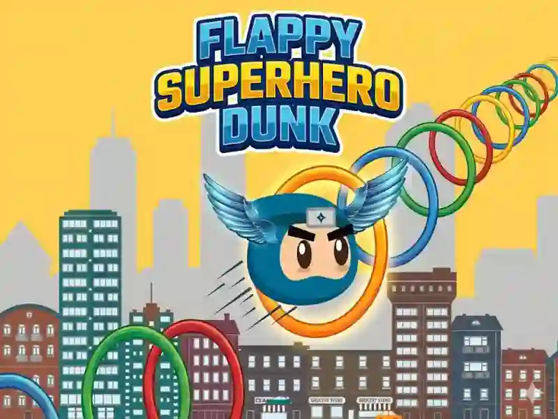 Permainan Flappy Superhero Dunk talian