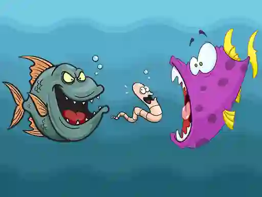 Permainan Angry Fish Coloring talian