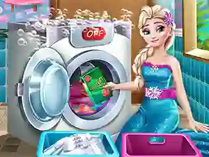 Permainan Ice Queen Laundry Day talian