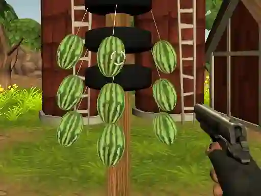Permainan Watermelon Shooter talian