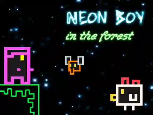 Permainan Neon Boy in the forest talian