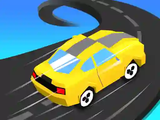 Permainan Merge Racer Stunts Car talian