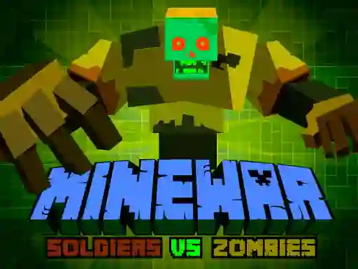 Permainan Minewar Soldiers vs Zombies talian