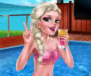 Permainan Ice Queen Pool Day talian