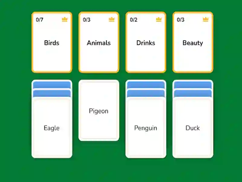 Permainan Word Solitaire talian
