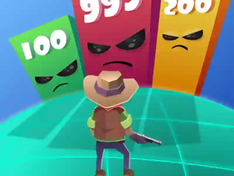 Permainan Shoot Block Rush 3D talian