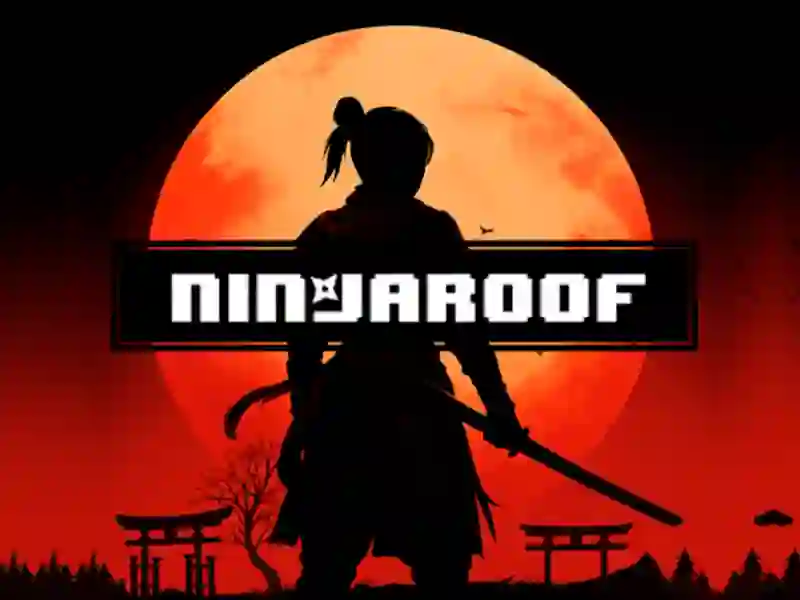 Permainan Ninja Roof talian
