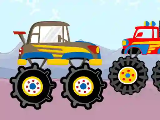 Permainan Fun Monster Trucks Jigsaw talian