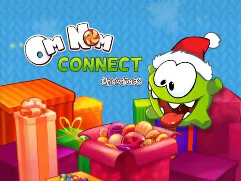 Permainan Om Nom Connect Christmas talian