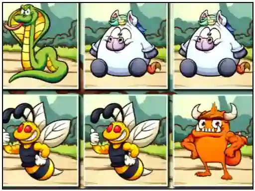 Permainan Animals Memo Match talian