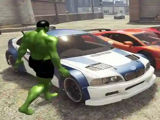 Permainan Chained Car vs Hulk talian