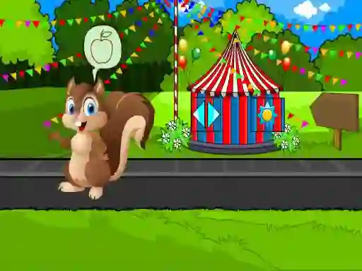 Permainan Feed the squirrel talian