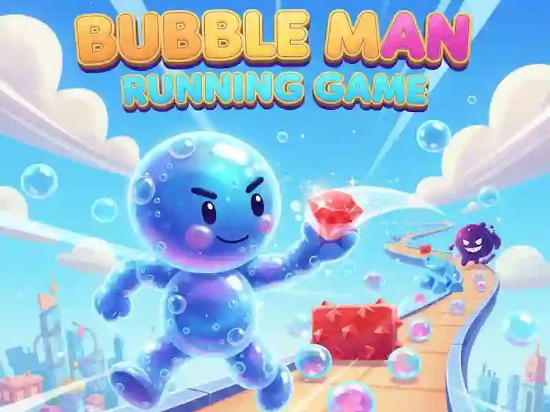 Permainan Bubble Man Running Game talian