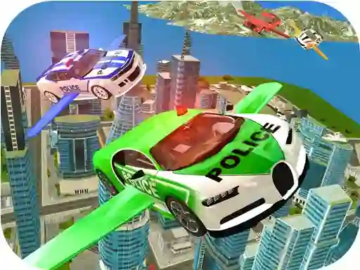 Permainan Flying Police Car Simulator talian