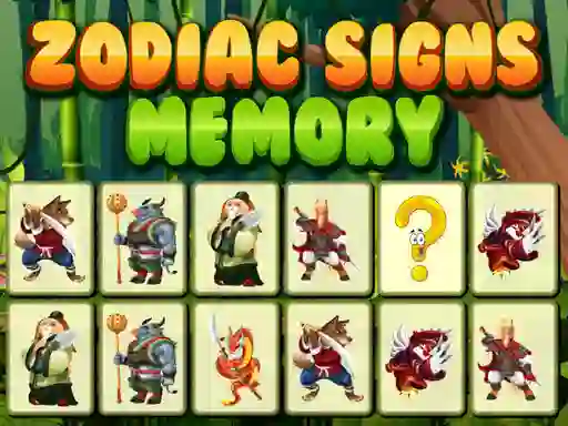 Permainan Zodiac Signs Memory talian