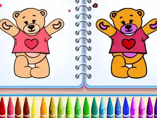 Permainan Cute Teddy Bear Colors talian
