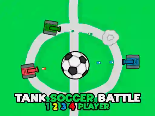 Permainan Tank Soccer Battle 1 2 3 4 Player talian