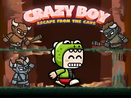 Permainan Crazy Boy Escape From The Cave talian