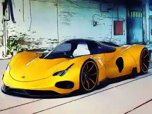Permainan Futuristic Car Models talian