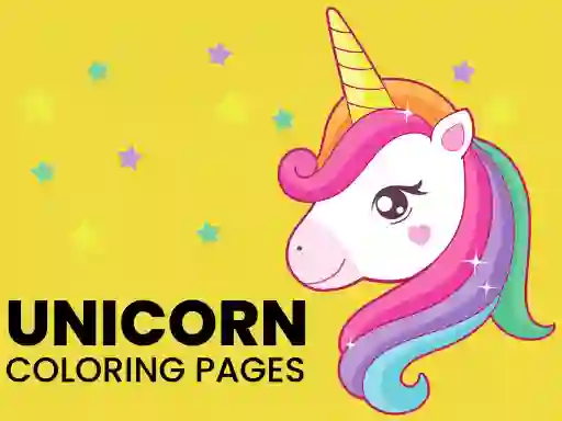 Permainan Unicorn Coloring Pages talian