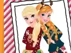 Permainan Sisters Ugly Xmas Sweater talian