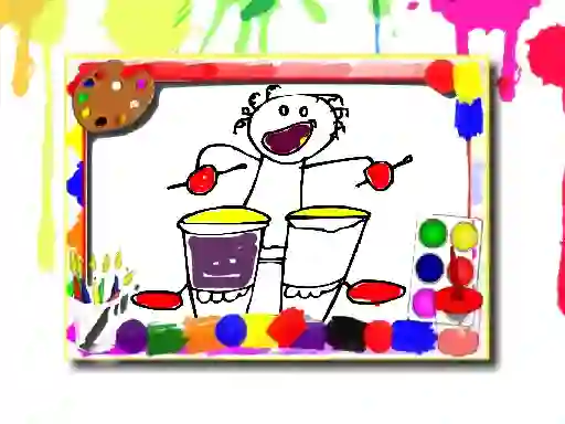 Permainan Music Coloring Book talian