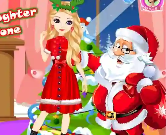 Permainan Santa's Daughter Home Alone talian