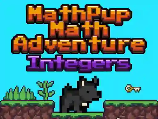 Permainan MathPup Math Adventure Integers talian