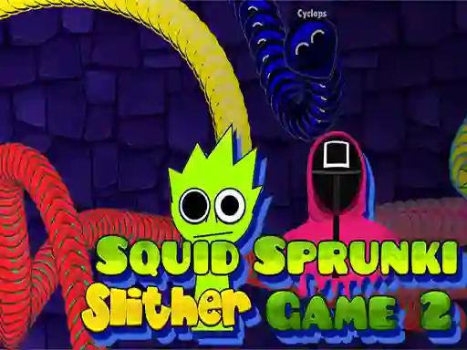Permainan Squid Sprunki Slither Game 2 talian