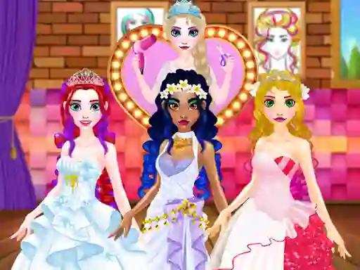Permainan Wedding Hairdresser For Princesses talian