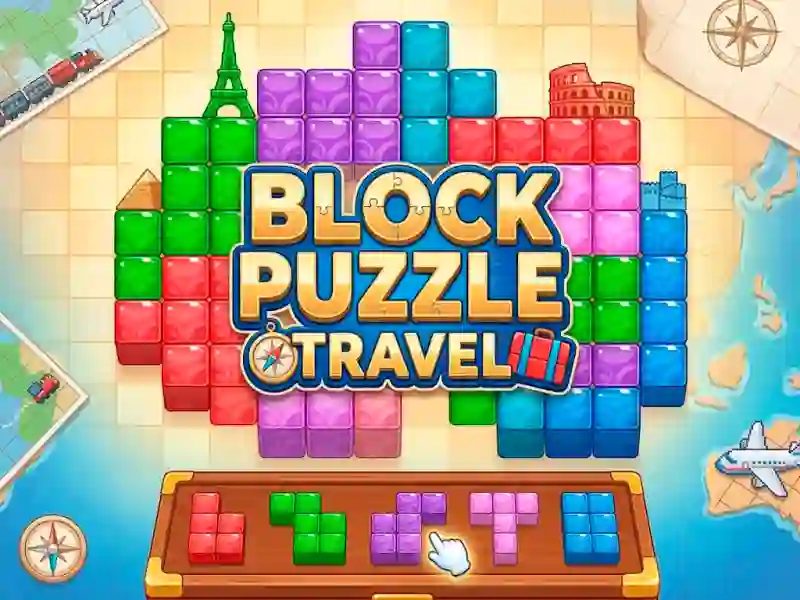 Permainan Block Puzzle Travel talian