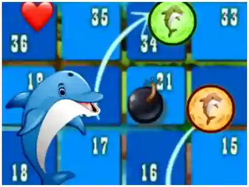 Permainan Dolphin Dice Race talian