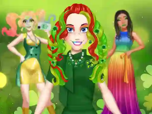 Permainan St Patrick's Day Princess Challenge talian