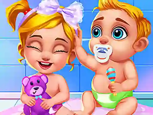 Permainan Newborn Sweet Baby Twins talian