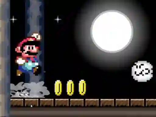 Permainan Super Mario Flash Halloween Version talian