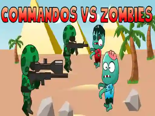Permainan Commandos vs Zombies talian