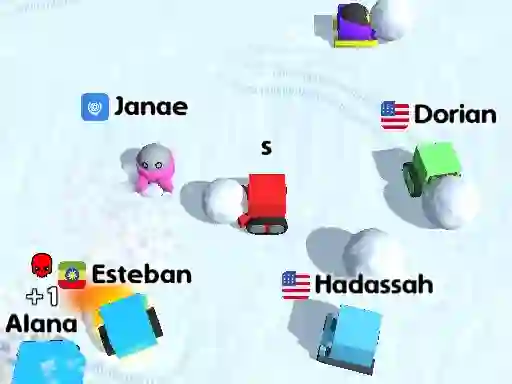 Permainan Snow War.io talian