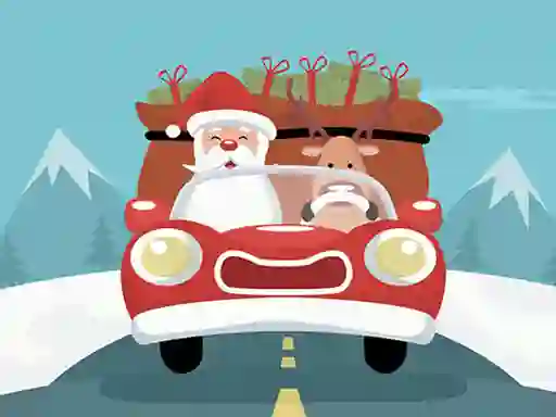 Permainan Santa Giving Presents Jigsaw talian