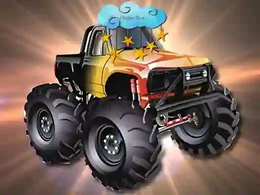Permainan Cartoon Trucks Hidden Stars talian