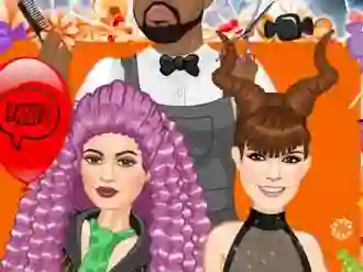 Permainan Jenner Sisters Spooky Hairstyles talian
