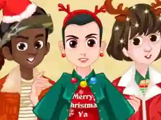 Permainan Stranger things Christmas party talian
