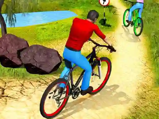 Permainan Uphill Offroad Bicycle Rider talian